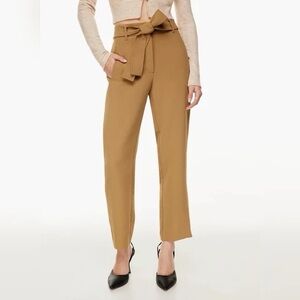 Aritzia tie front pants size 4